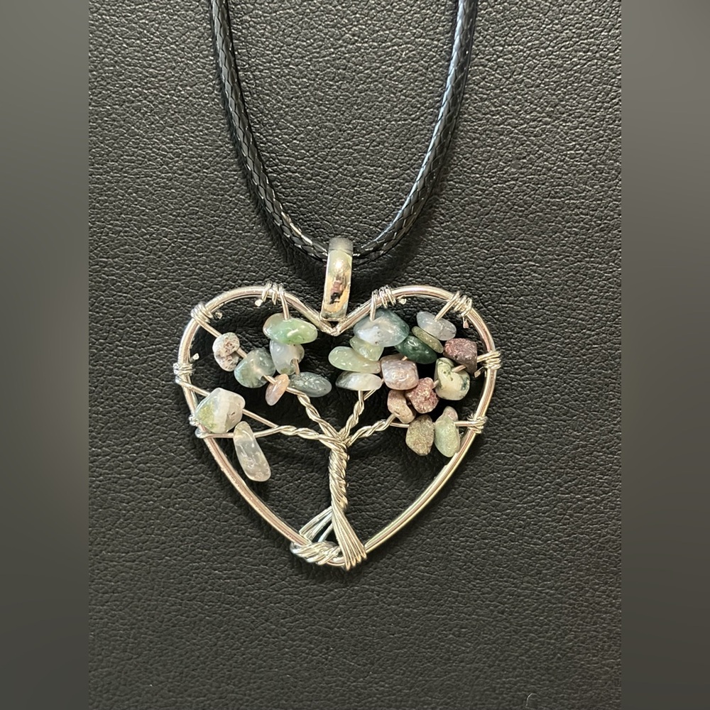 Handmade Assorted Tree of Life Heart Pendant Necklace - Women's Jewelry